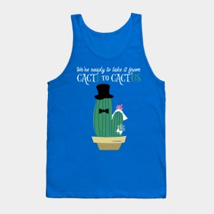 Cactus wedding announcement Tank Top